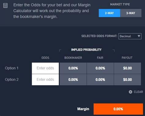 margin in betting - pinnacle margin calculator.